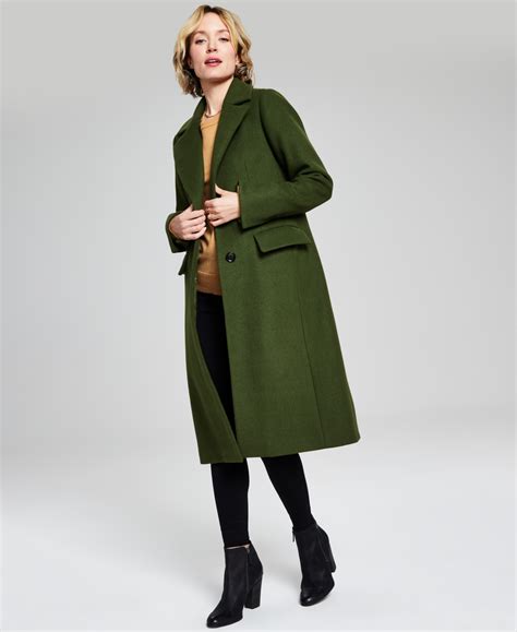 used michael kors wool coat with hood|Michael Kors single breasted coat.